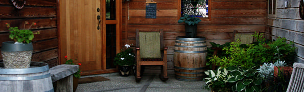 Homestay Bed and Breakfast entrance